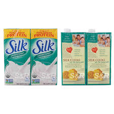 silk unsweetened soy milk 2pcs