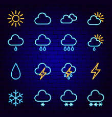 It provides fast, accurate information, and offers tons check out detailed weather conditions by tapping the circle on the main screen. Weather Neon Forecast Vector Images Over 1 500