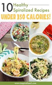 10 healthy spiralized recipes under 350