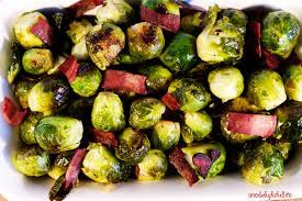 Turkey Bacon Brussel Sprouts gambar png