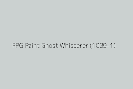 Ppg Paint Ghost Whisperer 1039 1