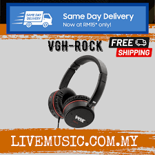 vox vgh rock guitar headphones with