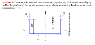 determine the nominal section moment