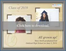 Free Printable Graduation Announcements Lovetoknow