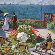 Garden At Sainte Adresse Claude Monet