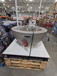 Davib b sent in a killer gas fire pit welding project on our welding projects area and we just had to get more details on this amazing project and he costco had something for $1,200 and walmart has one for $700. Faux Concrete Gas Fire Pit Costcochaser