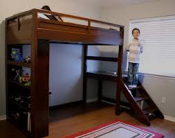 This diy bunk bed design has a double bed on the bottom and twin bed on the top. Loft Bed Free Plans Novocom Top
