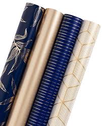 Galleon Wrapaholic Gift Wrapping Paper Roll Gold And