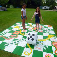 giant snakes and ladders outdoor garden