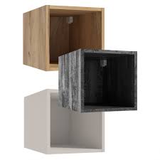 Kubik Open Wall Cabinet Deep Colour