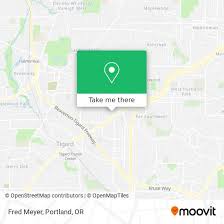 fred meyer in tigard by bus