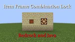 item frame combination lock