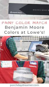 Benjamin moore ben vs sherwin williams opulence. How To Match Another Paint Brand Into Lowe S Paint Lowes Paint Benjamin Moore Colors Lowes Paint Colors