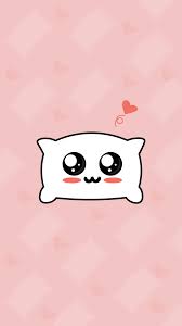 cute pillow vector character for phone