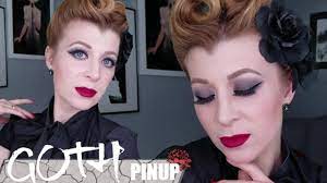 goth pinup makeup look you