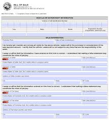 free indiana dmv bill of form