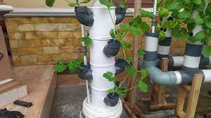 vertical hydroponic growing tower