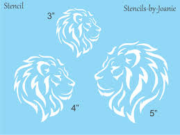 stencils by joanie regal royal lion
