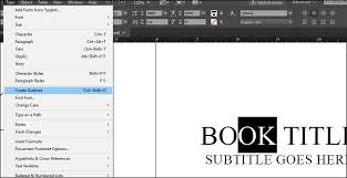 adobe indesign cc paths and outlines