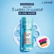 lakme micellar water for makeup removal