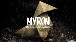 Myron 3d Name For Mobile Write Name On