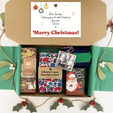 merry christmas gift box for grandad by