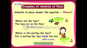 There are 6 kinds of adverb in english grammar namely: Adverbs Of Place English Grammar Iken Ikenedu Ikenapp Youtube