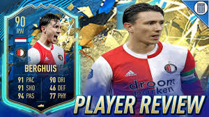 ˈsteːvə(n) ˈbɛrxœys, born 19 december 1991) is a dutch professional footballer who plays as a winger for feyenoord and the netherlands national team. 90 Team Of The Season So Far Berghuis Player Review Totssf Berghuis Fifa 20 Ultimate Team Youtube
