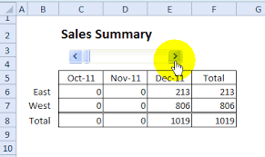 Excel Select Date With Scroll Bar