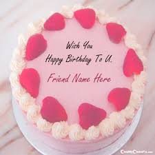 best friend birthday wishes cake with