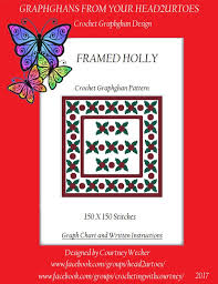 Framed Holly Crochet Graphghan Pattern