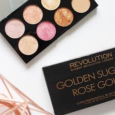 revolution blush palette golden sugar 2