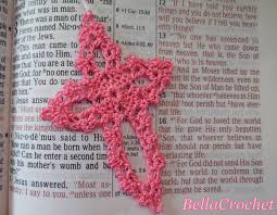 New crocheted cross bookmark w/ bead & tassel 11 x 4 inch. Bellacrochet Dainty Cross Bookmark Or Ornament A Free Crochet Pattern For You