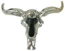 Cow Head 52cm Wall Hanging Bull Skull