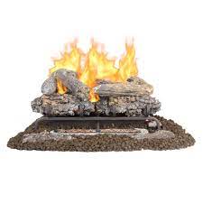 gas fireplace logs department at