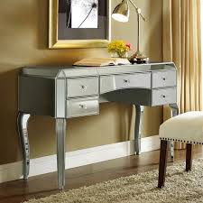 Our mirrored studio desk is a simple and classic design that will complement any décor in your home. Mirrored Desk By Pulaski Furniture Furniturepick