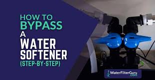 how to byp a water softener diagram