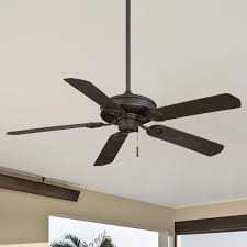 Updated january 25, 2021 by daniel imperiale. 54 Inch Ceiling Fan Without Light In Black Iron With Brushed Nickel Accents Finish F589 Bi Ai Destination Lighting