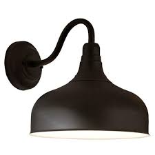 Details About Birchwood 12 5 In H Black Dark Sky Led Outdoor Wall Light Farmhouse Style Hooded