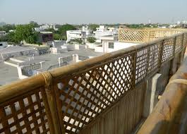 Matte Brown Bamboo Fence 60mm
