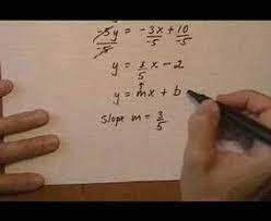Find Slope Of Line From Equation You