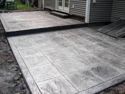 slate patio covered patio concrete decor