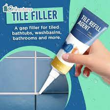 bathroom floor tile gap filler glue
