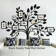 Rowf Pvc Vinyl Black Family Tree Wall