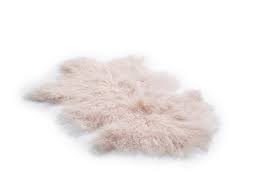 fluffy pink sheepskin rug real tibetan