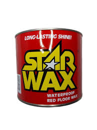 star wax waterproof red floor wax 900