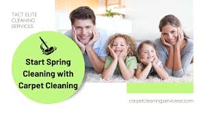 spring cleaning with carpet cleaning