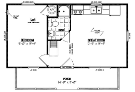 15x28 Cape Cod Recreational Floor Plan