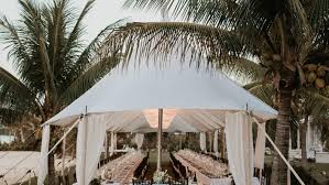You can have a custom canopy made to showcase your brand. 25 Breathtaking Tents For Your Outdoor Wedding