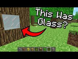 First Minecraft Glass Texture